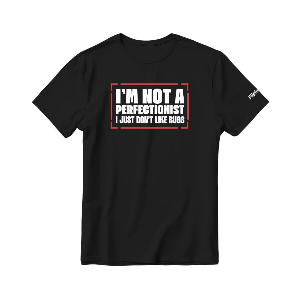 Perfectionist Round neck T-Shirt-Black